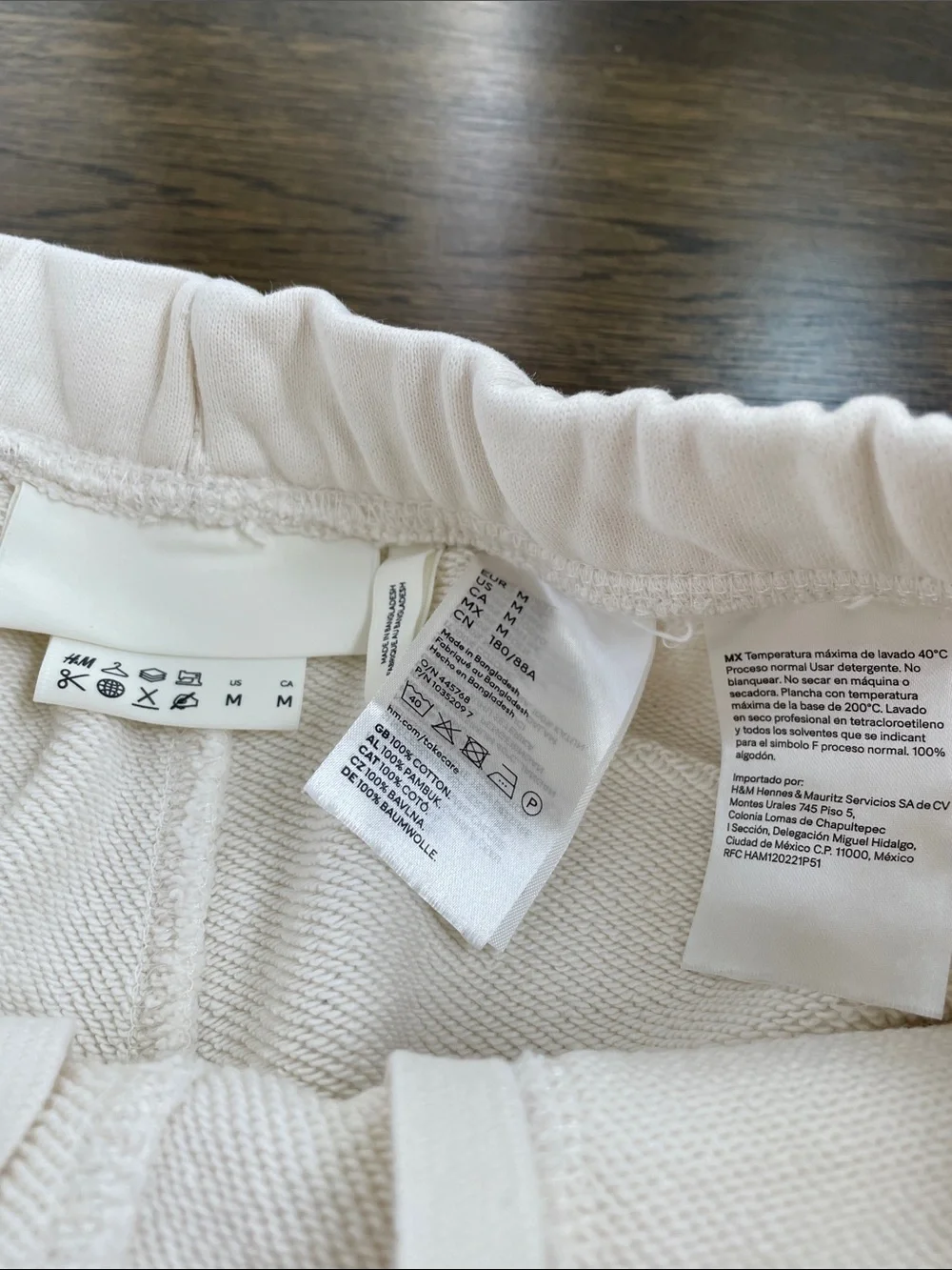 H&M heavyweight French terry shorts size medium